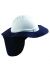  V6 V9 Hard Hat Brim - Plastic/ Polyester